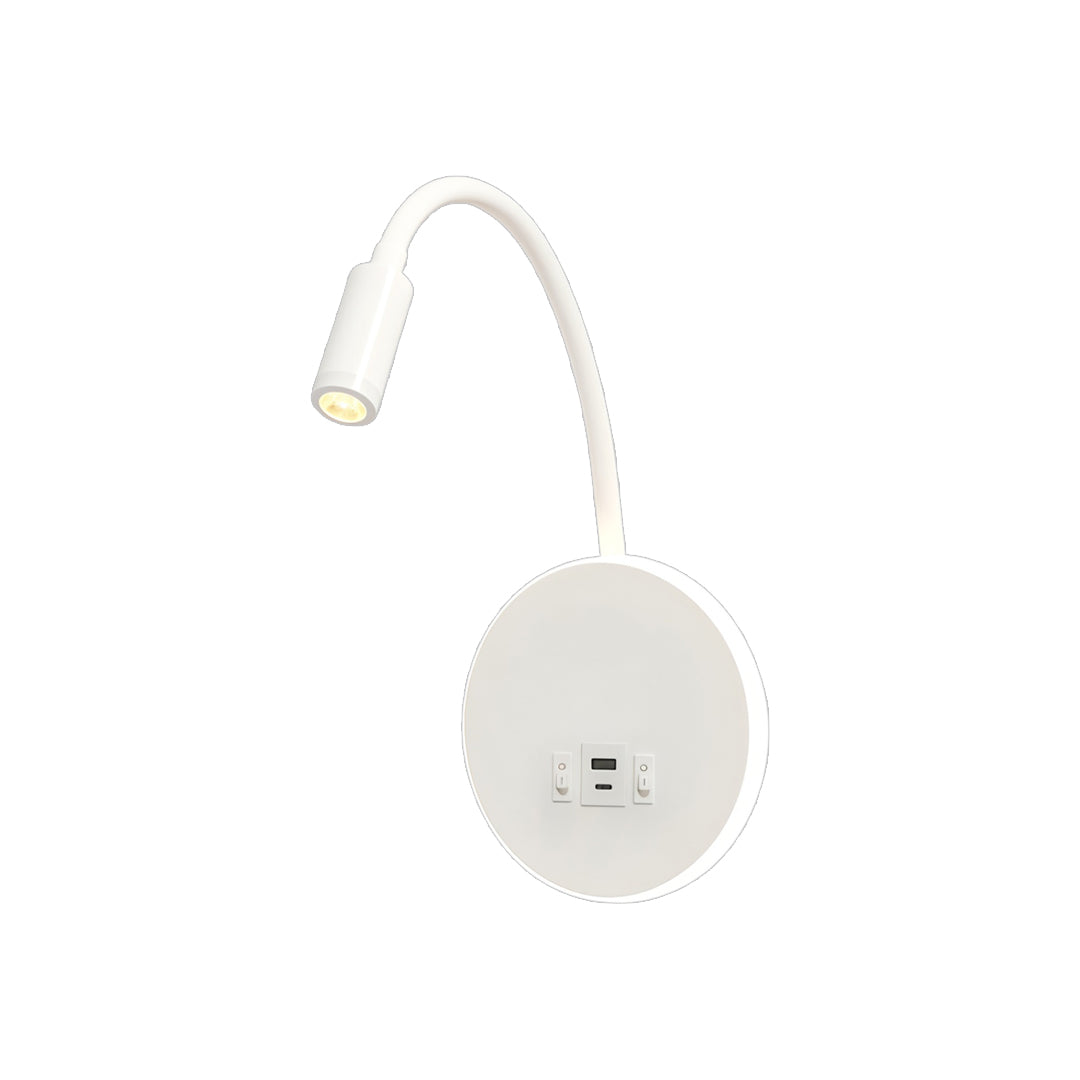 Wall Mounted Bedside Light Creative Reading Metal