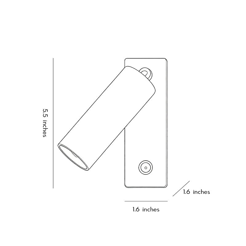 Wall Sconce Reading Light Minimalist Adjustable Bedside Lamp