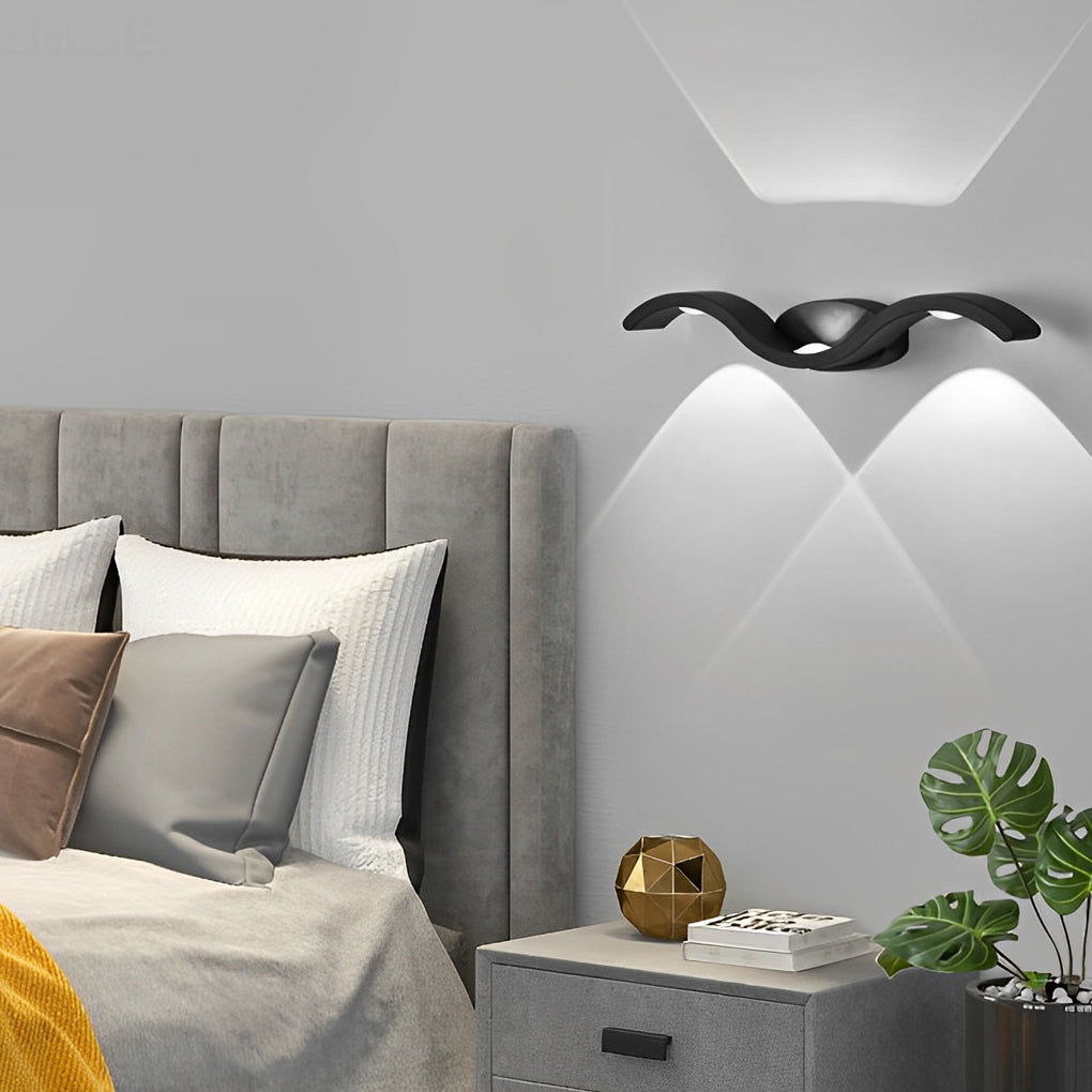 [Open-Box]Wave Wall Sconce Outdoor Creative Up-Down LED Light