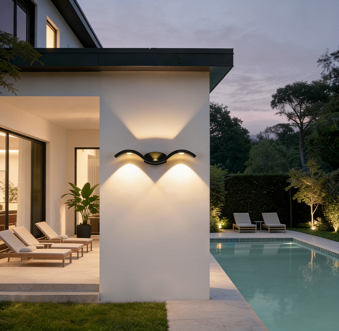 [Open-Box]Wave Wall Sconce Outdoor Creative Up-Down LED Light