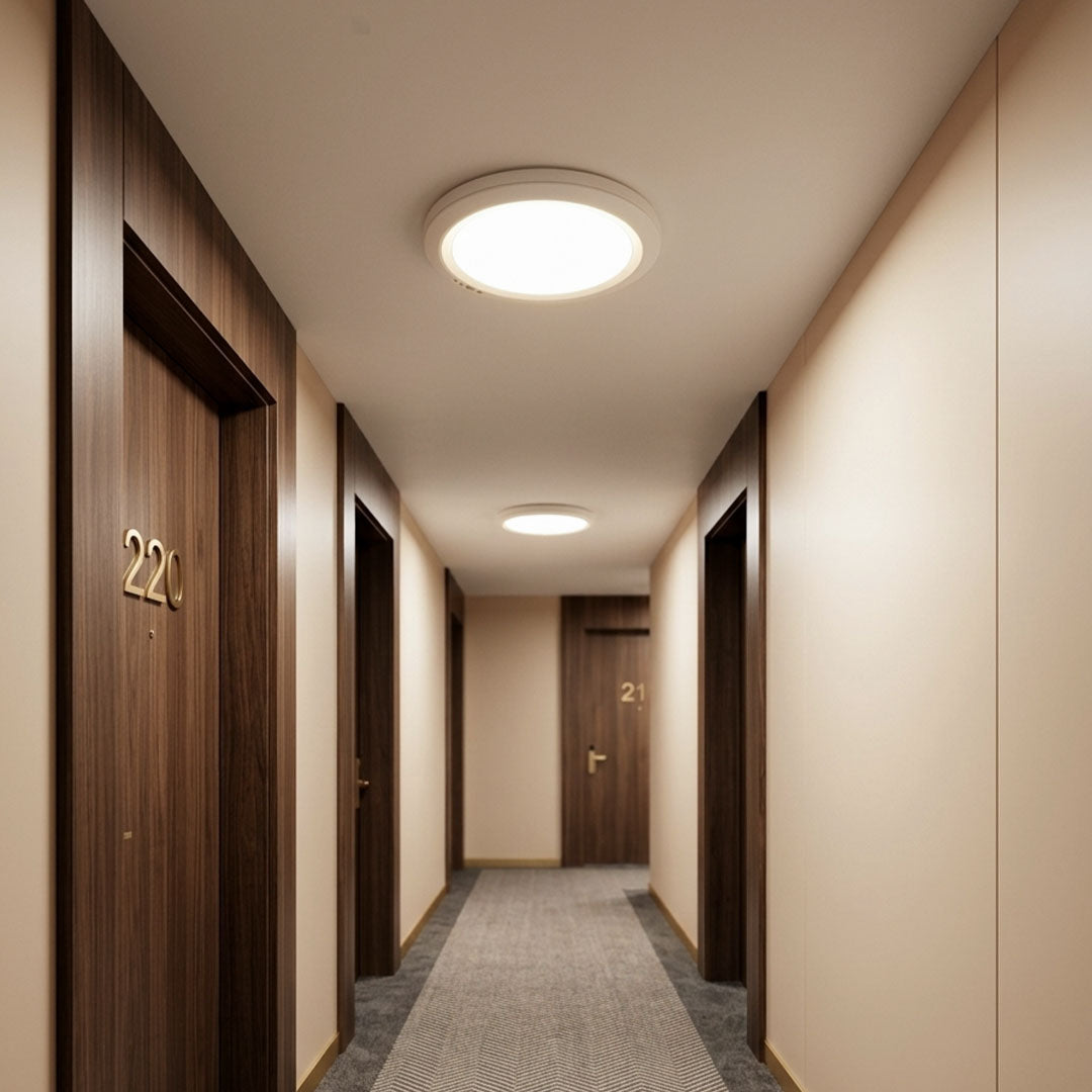 White Flush Mount Ceiling Light USB Rechargeable